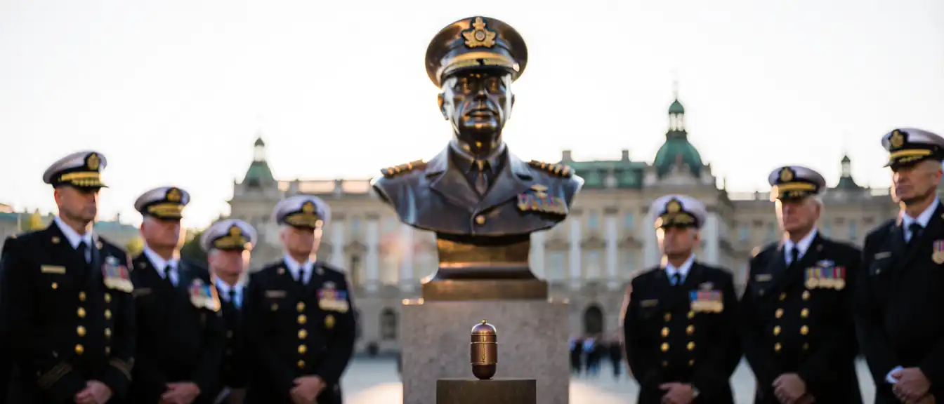 Память о великом флотоводце: в центре Петербурга увековечили имя адмирала Нахимова