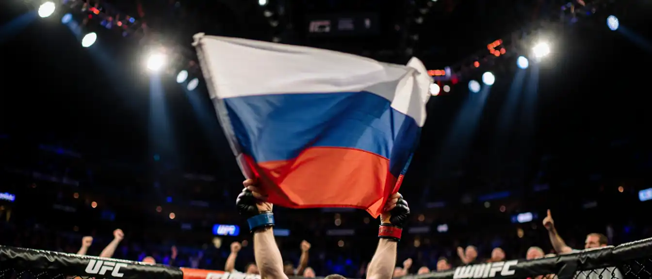 Ислам Махачев прокомментировал претензии Мераба Двалишвили по поводу российского триколора в октагоне