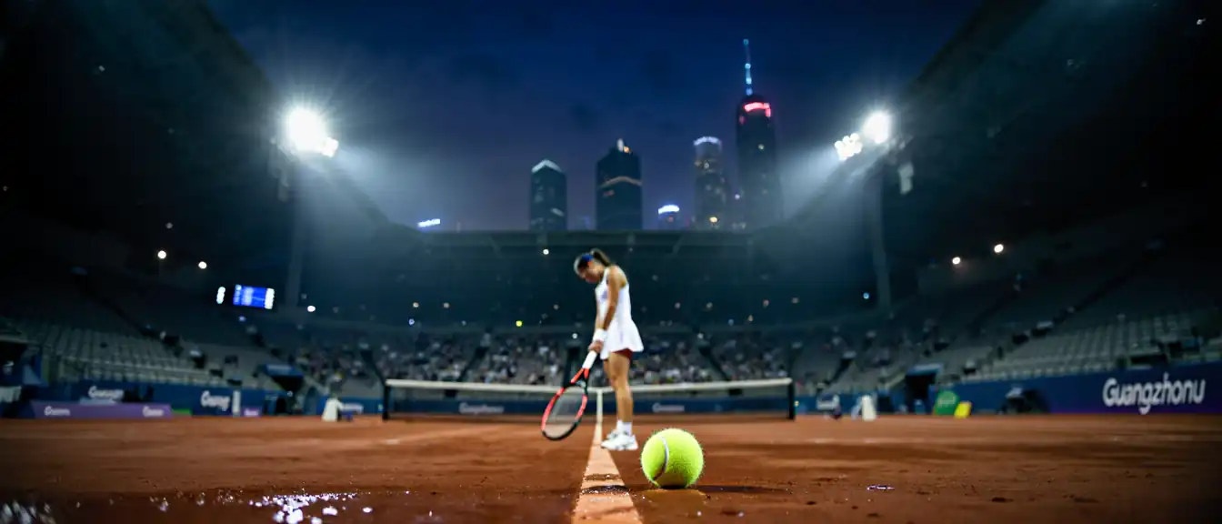 Поражение Алевтины Ибрагимовой от Ши Хань на турнире WTA 250 в Гуанчжоу