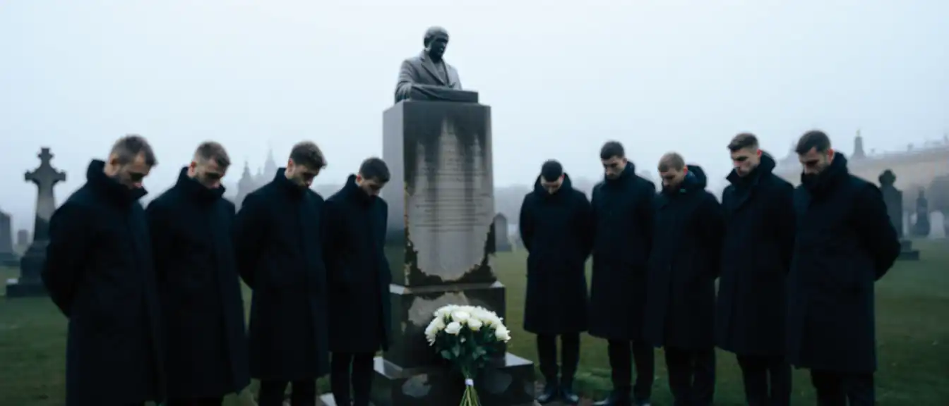 Представители московского «Динамо» почтили память Льва Яшина на Ваганьковском кладбище в день его рождения